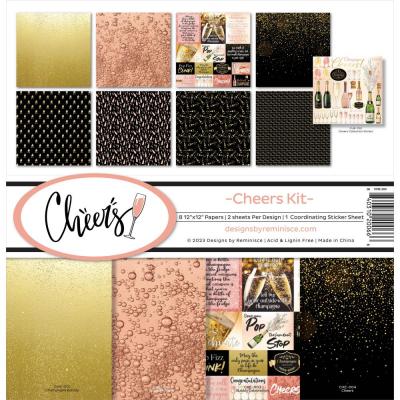 Reminisce Cheers Designpapiere - Collection Kit