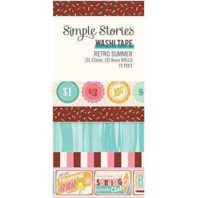 Simple Stories Retro Summer Klebeband - Washi Tape