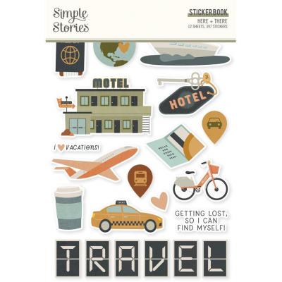 Simple Stories Here+There Sticker - Sticker Book