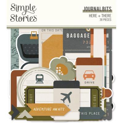 Simple Stories Here+There Die Cuts - Journal Bits