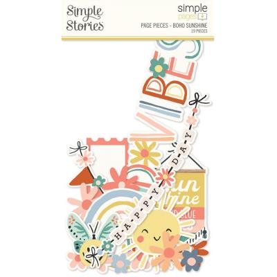 Simple Stories Boho Sunshine Die Cuts - Pages Page Pieces