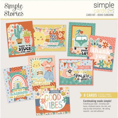 Simple Stories Boho Sunshine Die Cuts - Simple Cards Kit
