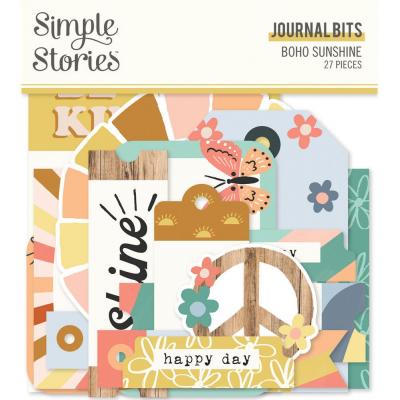Simple Stories Boho Sunshine Die Cuts - Journal Bits