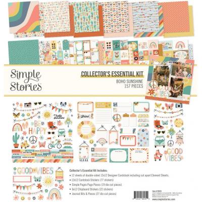 Simple Stories Boho Sunshine Designpapiere - Collector's Essential Kit