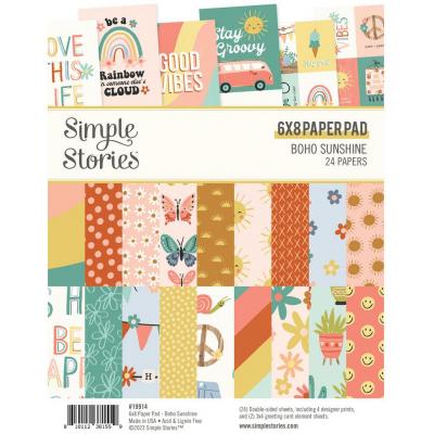 Simple Stories Boho Sunshine Designpapiere - Paper Pad