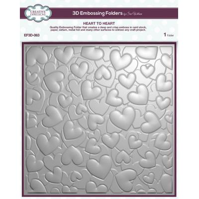 Creative Expressions Sue Wilson 3D Embossingfolder - Heart To Heart
