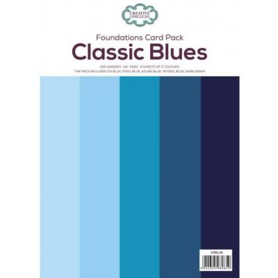 Creative Expressions Cardstock -  Foundations Card Classic Blues