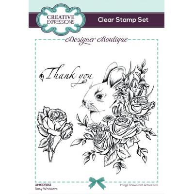 Creative Expressions Designer Boutique Clear Stamps - Rosy Whiskers