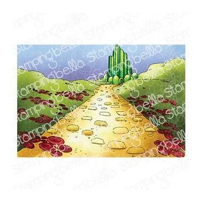 Stamping Bella Cling Stamp - Emerald City Backdrop