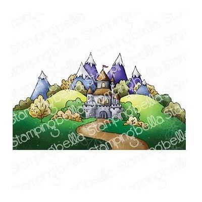Stamping Bella Cling Stamp - Fairytale Backdrop