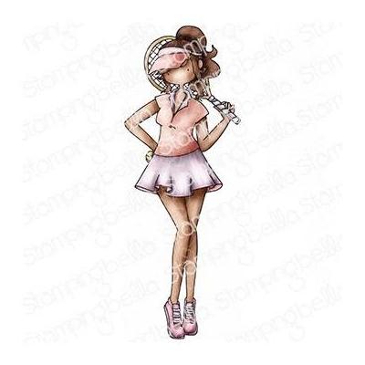 Stamping Bella Cling Stamp - Curvy Girl Plays Tennis