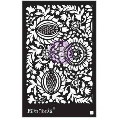 Prima Marketing Re-Design Stencil -  Folk Florals
