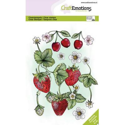CraftEmotions Clear Stamps - Erdbeeren und Kirschen