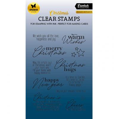 StudioLight Stempel - Christmas Sentiments (EN)