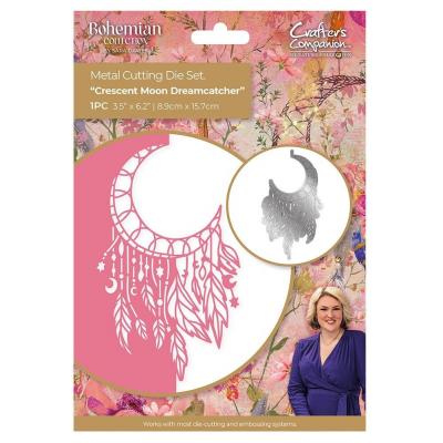 Crafter's Companion Bohemian Metal Die - rescent Moon Dreamcatcher