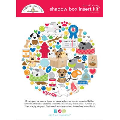Doodlebug Design Doggone Cute - Shadow Box Kit