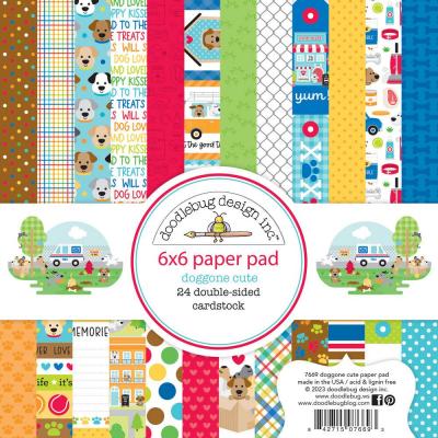 Doodlebug Design Doggone Cute Designpapiere - Paper Pad