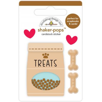 Doodlebug Design Doggone Cute Shaker-Pops Sticker - Doggie Treats