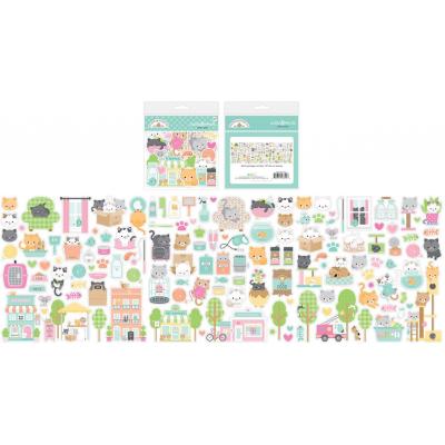 Doodlebug Design Pretty Kitty Die Cuts - Odds & Ends