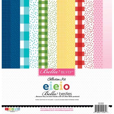 Bella Blvd Eieio Designpapiere - Bella Besties Kit