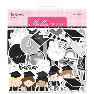 Bella Blvd Cap & Gown Die Cuts - Ephemera Icons