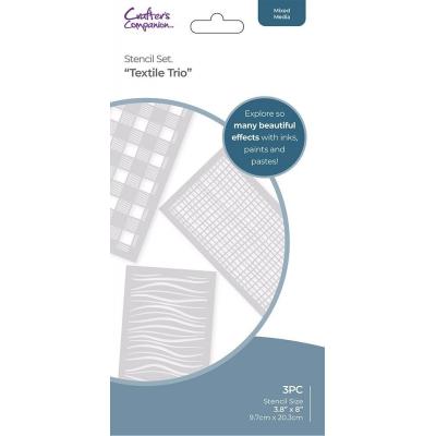 Crafter's Companion Stencils - Textile Trio