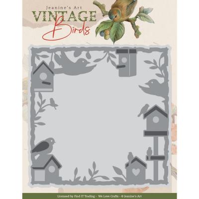 Find It Trading Jeanine's Art Vintage Birds Dies - Birdhouse Frame