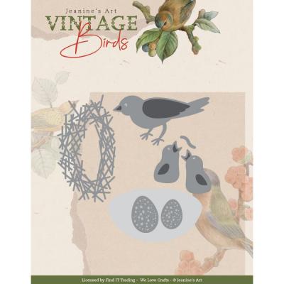Find It Trading Jeanine's Art Vintage Birds Dies - Bird's Nest