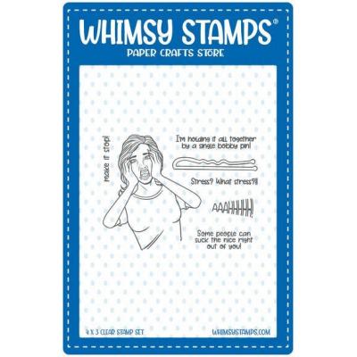 Whimsy Stamps Deb Davis Clear Stamps - Meme Make It Stop!