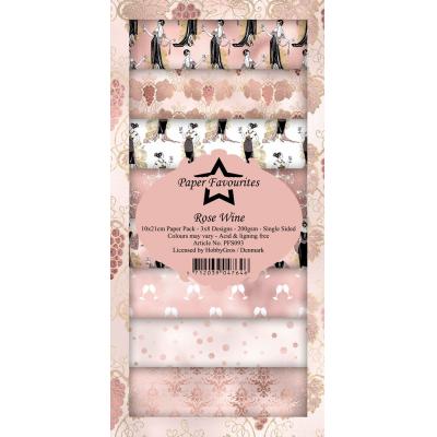 Dixi Craft Paper Favourites Rose Wine Designpapiere - Paper Pack