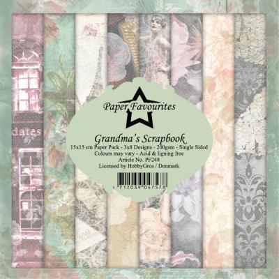 Dixi Craft Paper Favourites Grandma's Scrapbook Designpapiere - Paper Pack