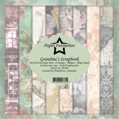 Dixi Craft Paper Favourites Grandma's Scrapbook Designpapiere - Paper Pack