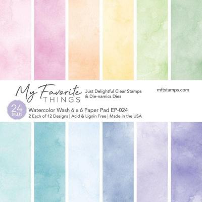 My Favorite Things Watercolor Wash Designpapiere - Paper Pad