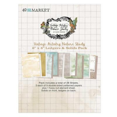 49 and Market Vintage Artistry Nature Study - Ledgers & Solids