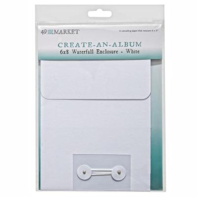 49 and Market Create-an-Album - Waterfall Enclosure Set White