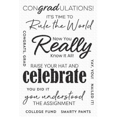 My Favorite Things Clear Stamps - ConGRADulations
