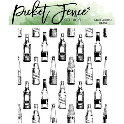 Picket Fence Studios Clear Stamp - A Nice Cold One