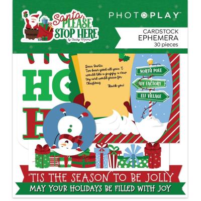 Photoplay Santa Please Stop Here - Ephemera