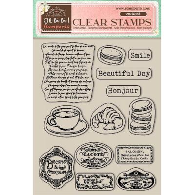 Stamperia Oh lá lá Clear Stamps - Labels