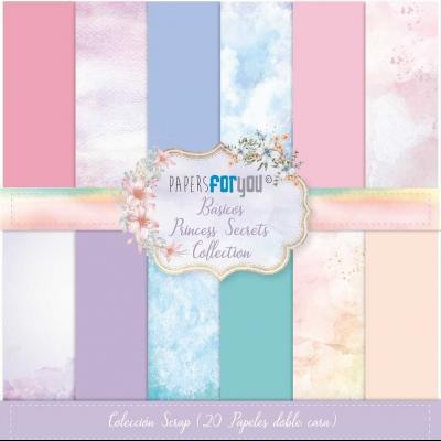 Papers For You Princess Secrets Designpapiere - Basics Midi Scrap Paper Pack