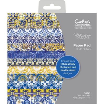 Crafter’s Companion Mediterranean Dreams Designpapiere - Paper Pad
