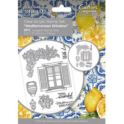 Crafter’s Companion Mediterranean Dreams Clear Stamp - Mediterranean Window