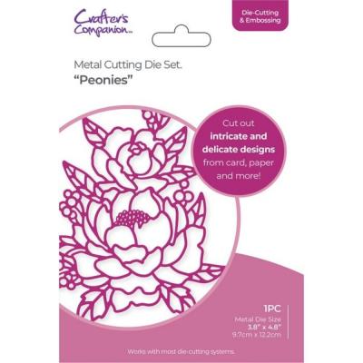 Gemini Large Scale Outline Floral - Peonies Elements
