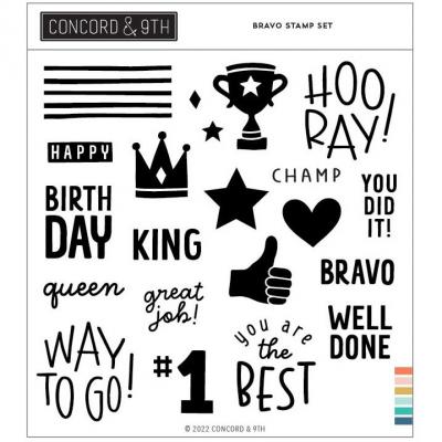 Concord & 9th Clear Stamps - Bravo