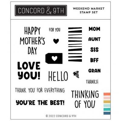 Concord & 9th Clear Stamps - Weekend Market