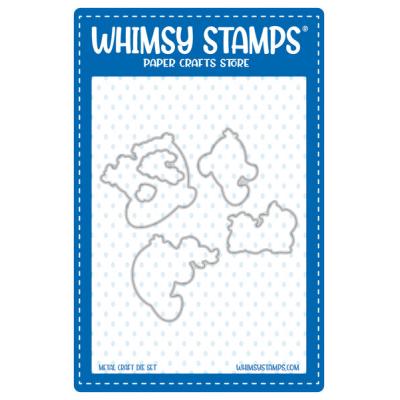 Whimsy Stamps Outline Die - Big Love Manatees