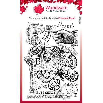 Woodware Clear Stamp - B is For Butterfly