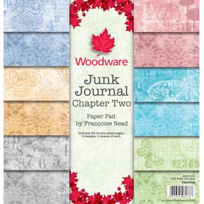 Woodware Junk Journal Chapter Two 8x8 Inch Paper Pad