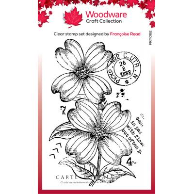 Woodware Clear Stamp - Dogwood Flowers