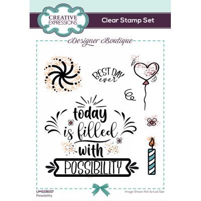 Creative Expressions A6 Clear Stamps - Possibilty